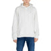 Tommy Hilfiger Men Sweatshirt in white with hood and small logo on chest