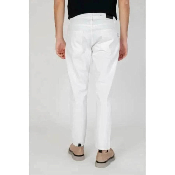 Antony Morato men rocking white jeans essential style