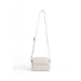 White leather crossbody handbag with chain strap from Calvin Klein Women Bag collection