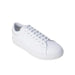 White leather low-top lace-up sneakers from Armani Exchange for men