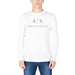 Armani Exchange Men T-Shirt in white with A|X ARMANI EXCHANGE logo on front