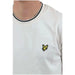 White long-sleeved shirt with yellow eagle logo on chest Lyle & Scott Men T-Shirt