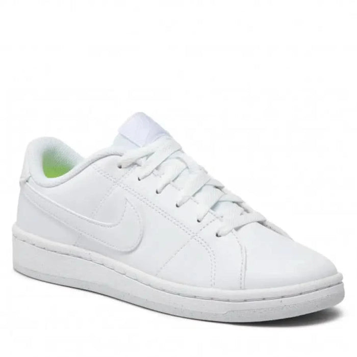 White Nike Women Sneakers, low-top design with lace-up closure