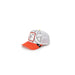 White and orange Goorin Bros men cap featuring a cartoon character