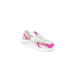 D.a.t.e. women sneakers in white and pink with urban style clothing appeal