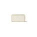 White quilted leather zipper wallet from Love Moschino for women