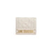 White quilted Love Moschino wallet featuring gold lettering on front