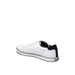 White Tommy Hilfiger Men Sneakers featuring black heel accent and lace-up design