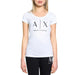 Armani Exchange Women’s White T-Shirt with ’A|X ARMANI EXCHANGE’ logo on the front