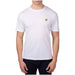 White t-shirt with small yellow bird logo on chest - Lyle & Scott Men T-Shirt