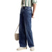 Wide-leg blue denim jeans from Street One for women, showcasing a stylish and comfortable fit