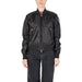 Blauer women jacket for spring summer, woman in black bomber jacket