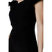 Woman in black dress with bow - Sandro Ferrone Women Dress