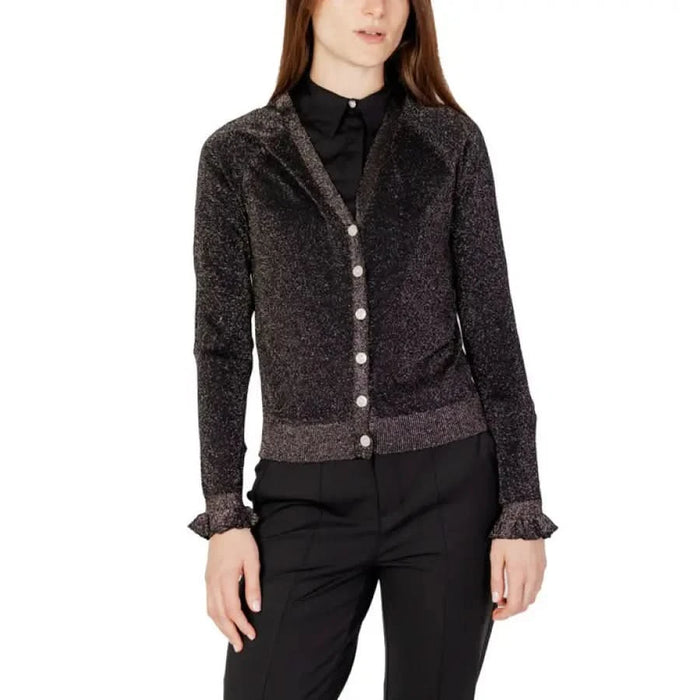 Vila Clothes - Women Cardigan - black / XS - Clothing