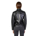 Peuterey Peuterey women blazer - Woman in black leather jacket