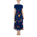 Urban style woman in a patterned blue dress - Desigual Women Dress