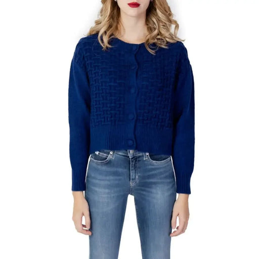 Only - Women Cardigan - blue / M - Clothing