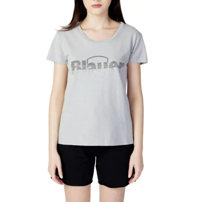 Blauer - Women T-Shirt - grey / XS - Clothing T-shirts