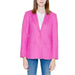 Urban style clothing: woman in pink blazer jacket by Only - Only Women Blazer