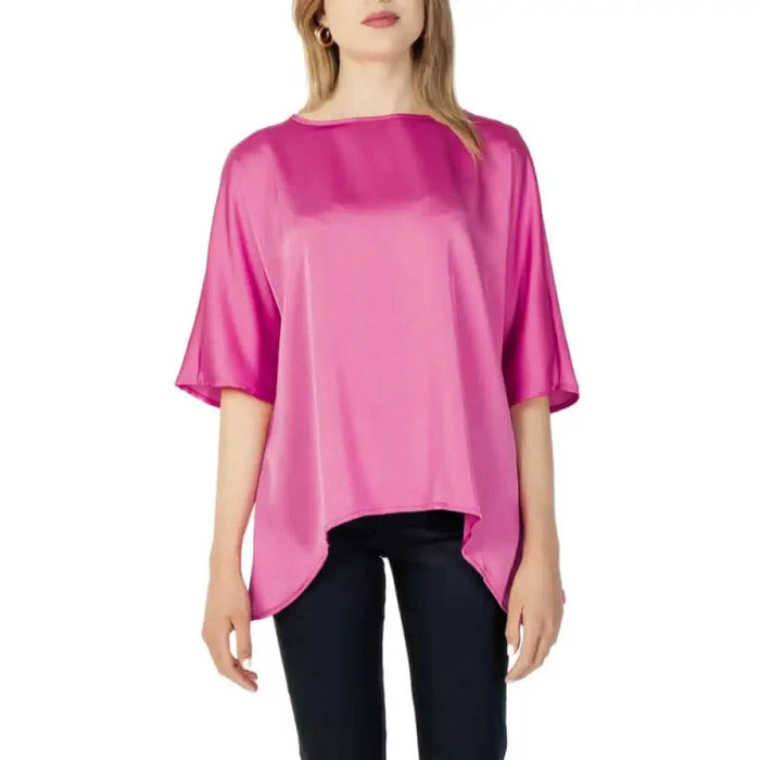 Sandro Ferrone - Women Blouse - fuchsia / S - Clothing