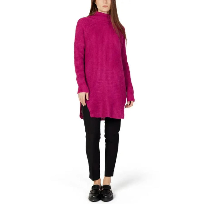 Hanny Deep - Women Knitwear - purple / ML - Clothing