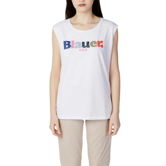 Blauer - Women T-Shirt - white / XS - Clothing T-shirts