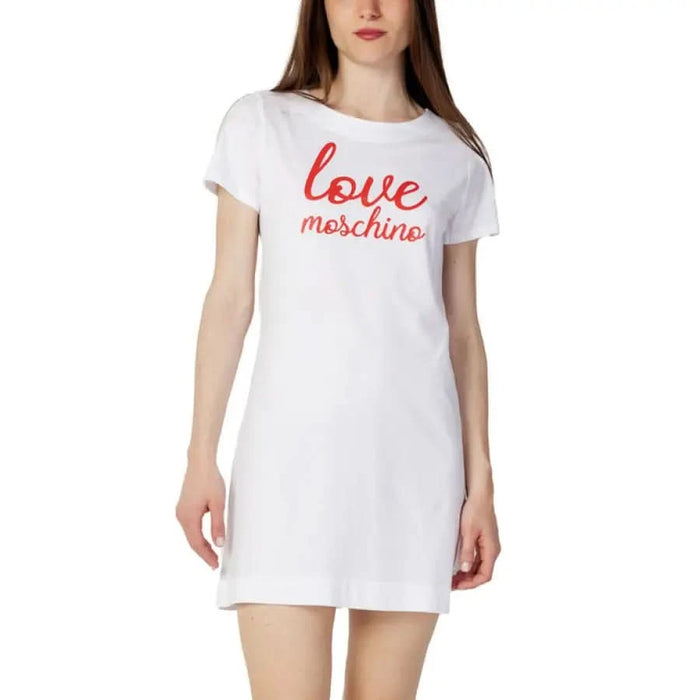 Love Moschino - Women Dress - white / 38 - Clothing Dresses